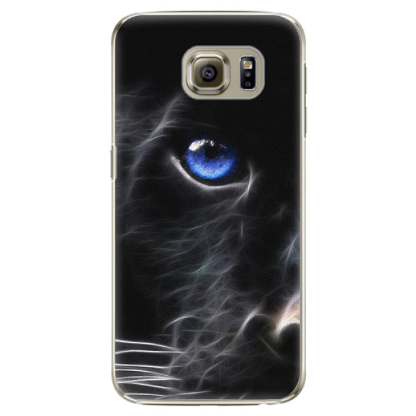 Plastové pouzdro iSaprio - Black Puma - Samsung Galaxy S6