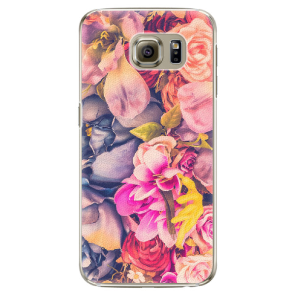 Plastové pouzdro iSaprio - Beauty Flowers - Samsung Galaxy S6