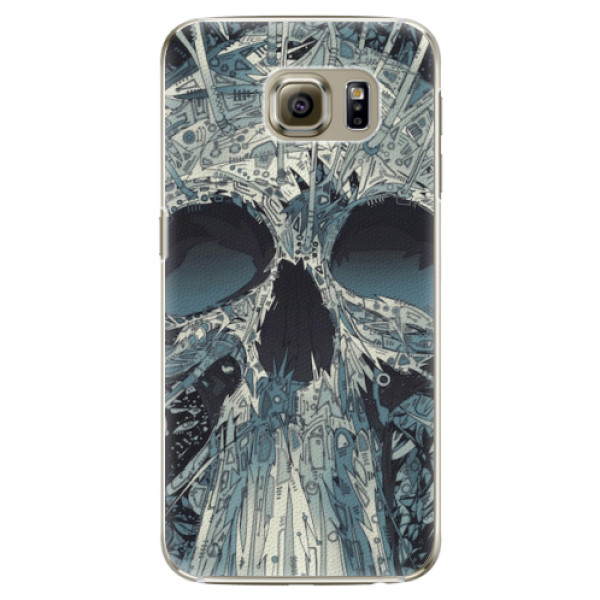Plastové pouzdro iSaprio - Abstract Skull - Samsung Galaxy S6 Edge Plus