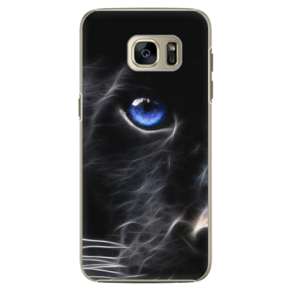 Plastové pouzdro iSaprio - Black Puma - Samsung Galaxy S7