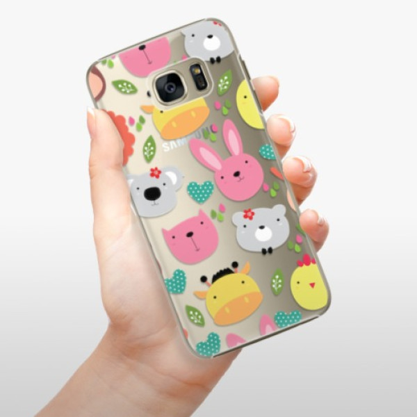 Plastové pouzdro iSaprio - Animals 01 - Samsung Galaxy S7 Edge