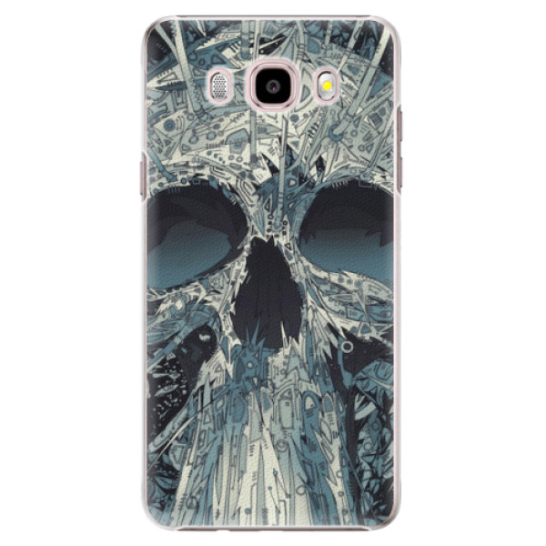 Plastové pouzdro iSaprio - Abstract Skull - Samsung Galaxy J5 2016