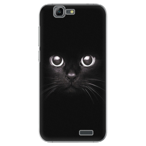 Plastové pouzdro iSaprio - Black Cat - Huawei Ascend G7