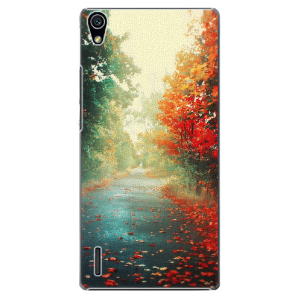 Plastové pouzdro iSaprio - Autumn 03 - Huawei Ascend P7