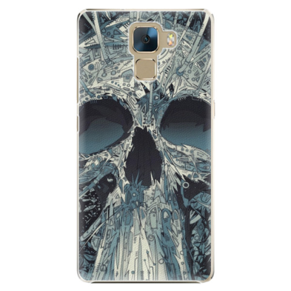 Plastové pouzdro iSaprio - Abstract Skull - Huawei Honor 7