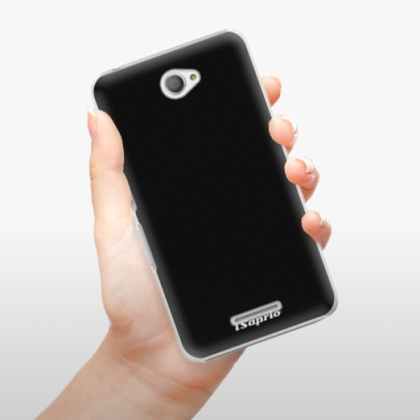 Plastové pouzdro iSaprio - 4Pure - černý - Sony Xperia E4