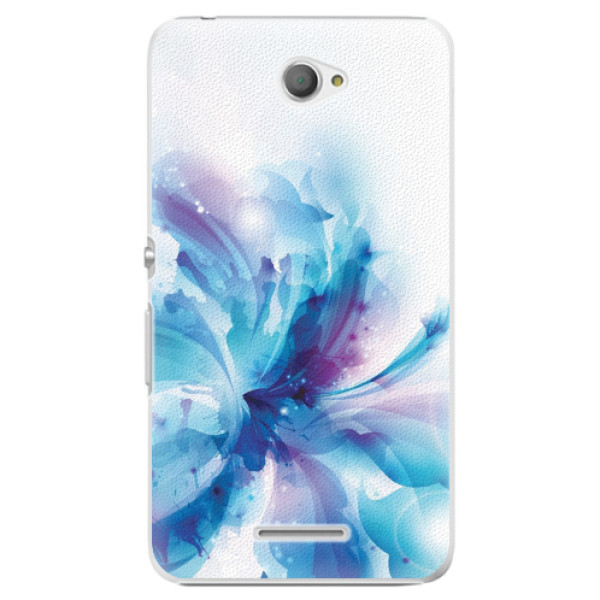 Plastové pouzdro iSaprio - Abstract Flower - Sony Xperia E4