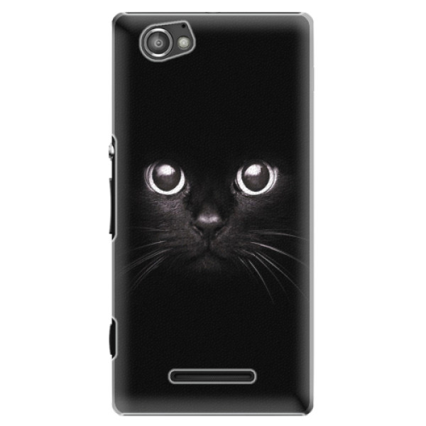 Plastové pouzdro iSaprio - Black Cat - Sony Xperia M