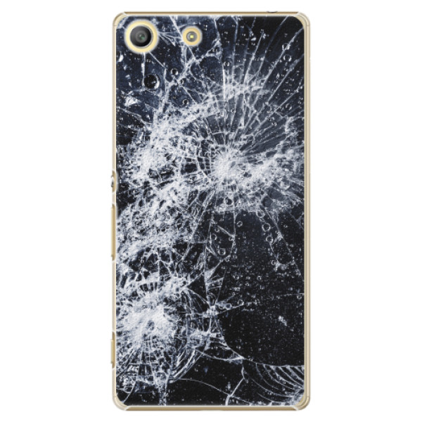 Plastové pouzdro iSaprio - Cracked - Sony Xperia M5