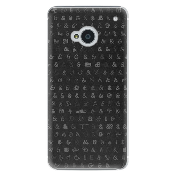 Plastové pouzdro iSaprio - Ampersand 01 - HTC One M7