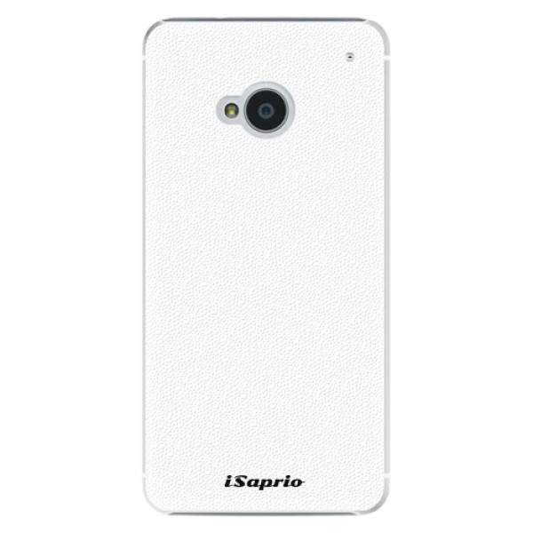 Plastové pouzdro iSaprio - 4Pure - bílý - HTC One M7