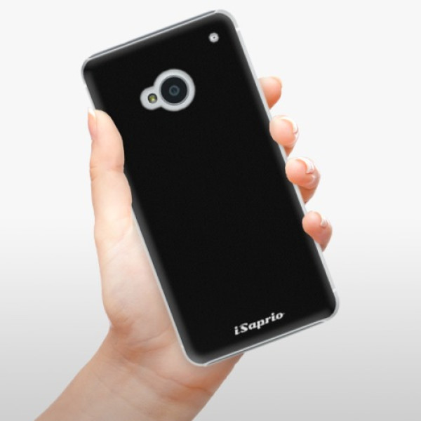 Plastové pouzdro iSaprio - 4Pure - černý - HTC One M7