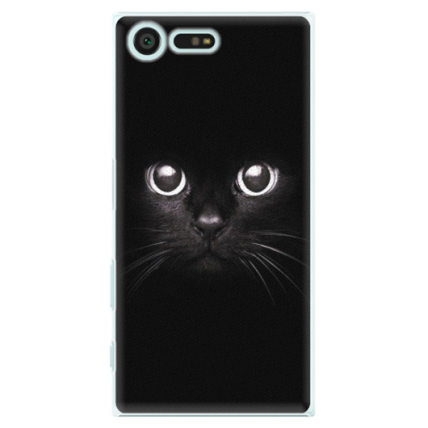 Plastové pouzdro iSaprio - Black Cat - Sony Xperia X Compact