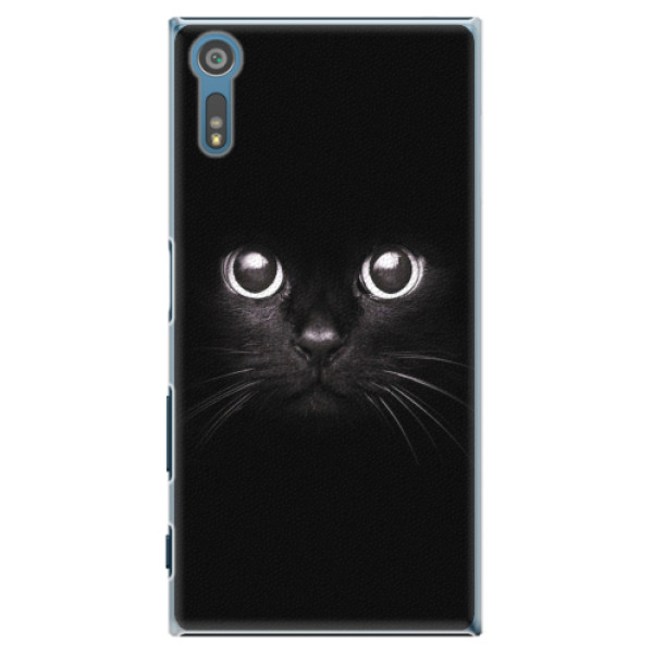 Plastové pouzdro iSaprio - Black Cat - Sony Xperia XZ