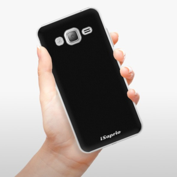 Plastové pouzdro iSaprio - 4Pure - černý - Samsung Galaxy J3