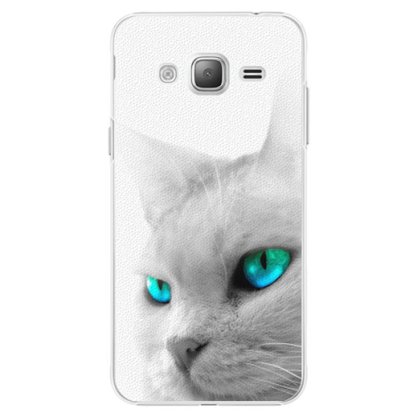 Plastové pouzdro iSaprio - Cats Eyes - Samsung Galaxy J3