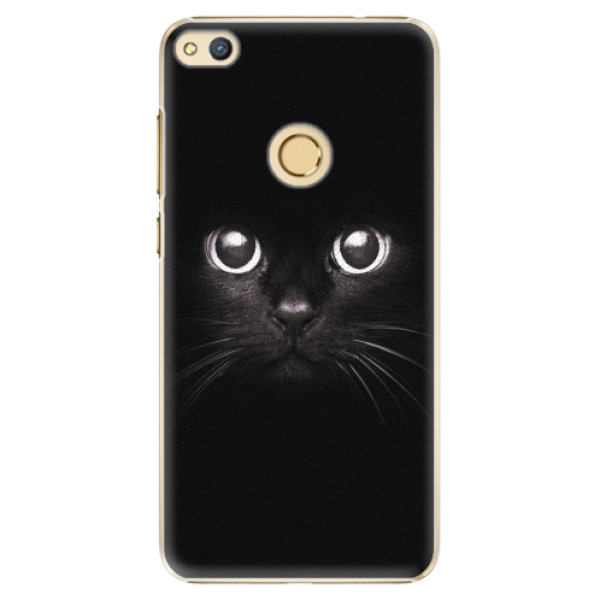 Plastové pouzdro iSaprio - Black Cat - Huawei Honor 8 Lite