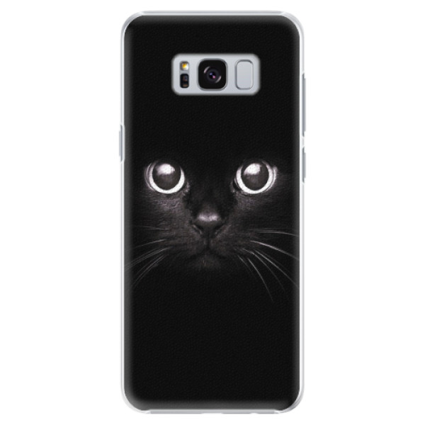 Plastové pouzdro iSaprio - Black Cat - Samsung Galaxy S8 Plus