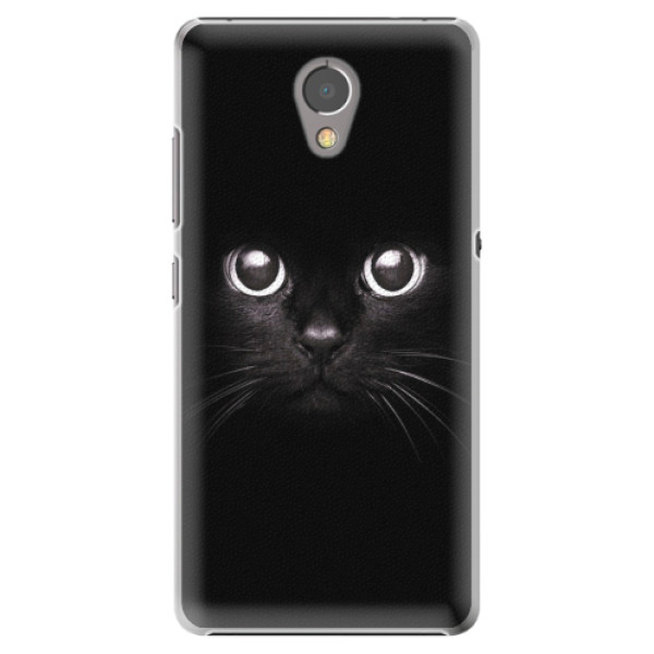 Plastové pouzdro iSaprio - Black Cat - Lenovo P2