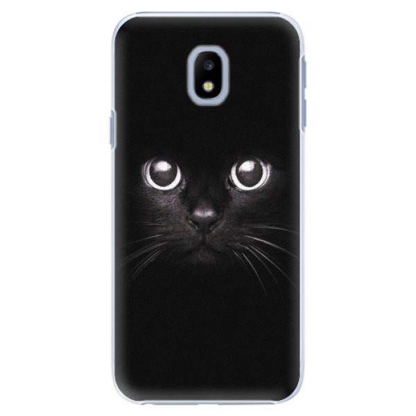 Plastové pouzdro iSaprio - Black Cat - Samsung Galaxy J3 2017