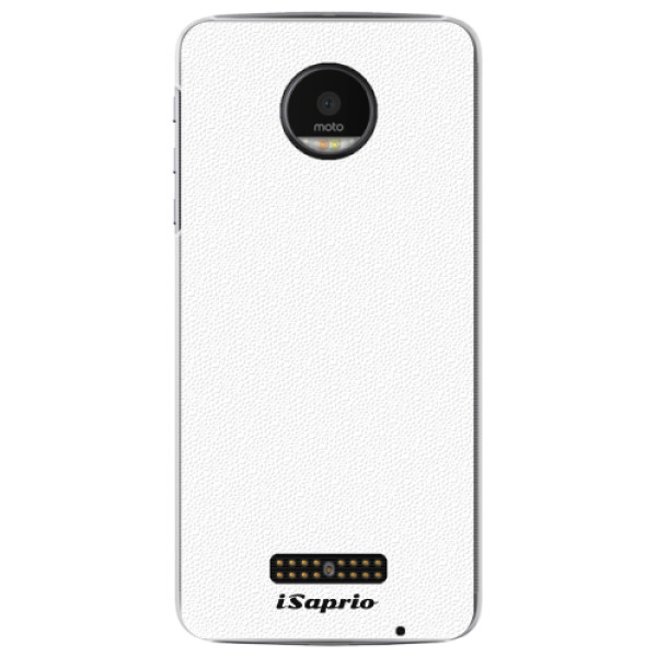 Plastové pouzdro iSaprio - 4Pure - bílý - Lenovo Moto Z