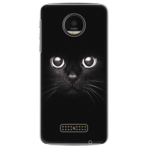 Plastové pouzdro iSaprio - Black Cat - Lenovo Moto Z