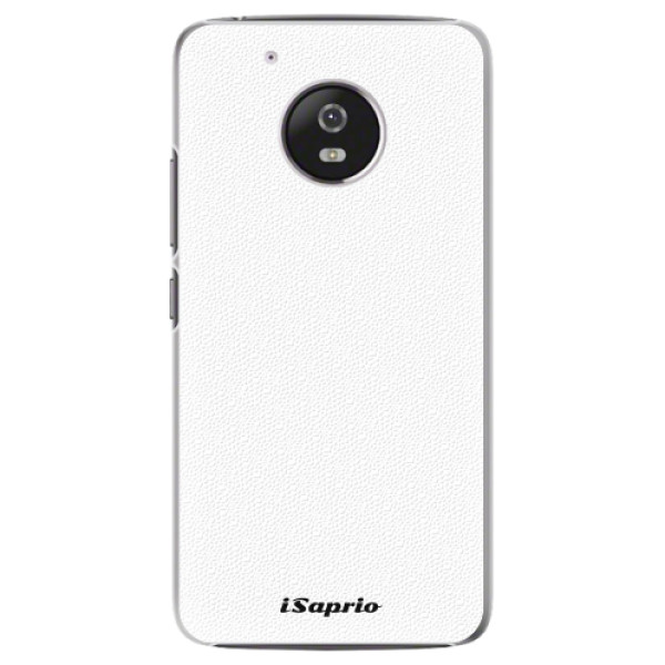 Plastové pouzdro iSaprio - 4Pure - bílý - Lenovo Moto G5
