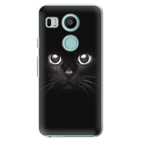 Plastové pouzdro iSaprio - Black Cat - LG Nexus 5X