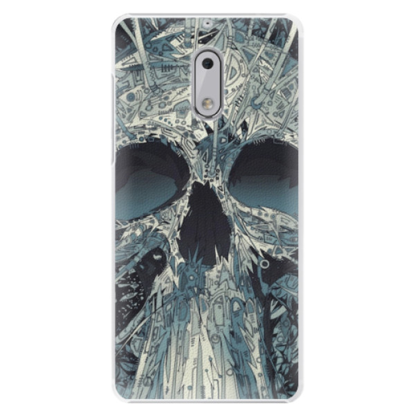 Plastové pouzdro iSaprio - Abstract Skull - Nokia 6