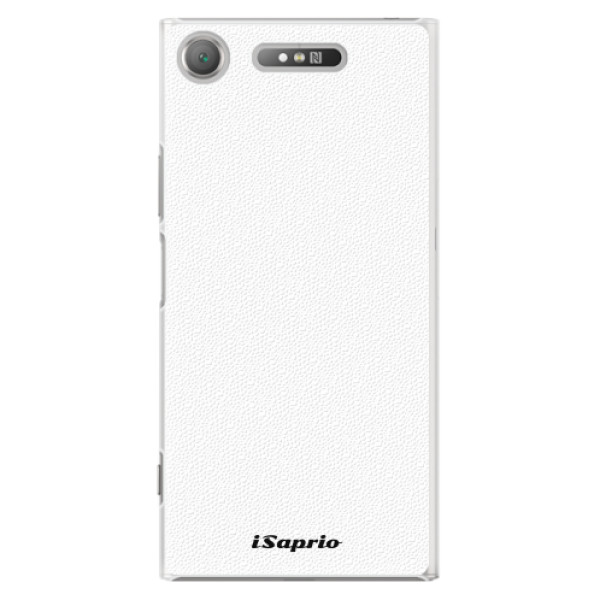 Plastové pouzdro iSaprio - 4Pure - bílý - Sony Xperia XZ1