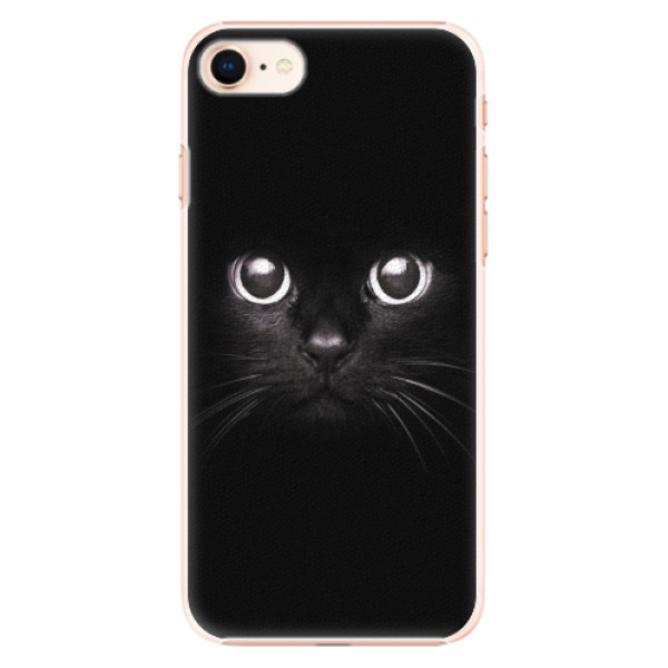 Plastové pouzdro iSaprio - Black Cat - iPhone 8