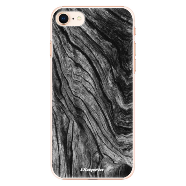 Plastové pouzdro iSaprio - Burned Wood - iPhone 8