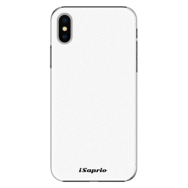 Plastové pouzdro iSaprio - 4Pure - bílý - iPhone X
