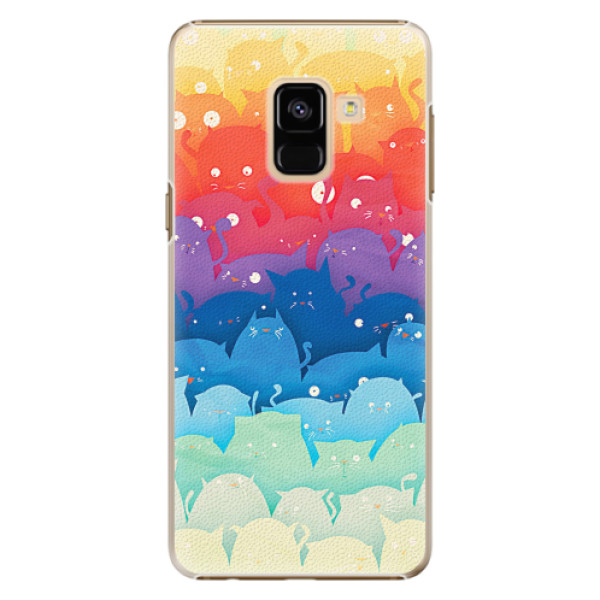 Plastové pouzdro iSaprio - Cats World - Samsung Galaxy A8 2018