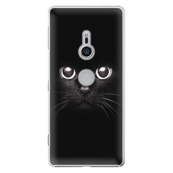 Plastové pouzdro iSaprio - Black Cat - Sony Xperia XZ2