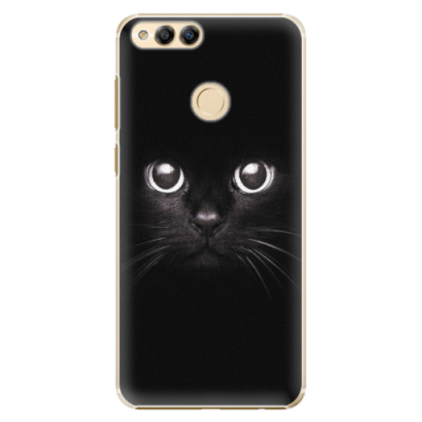 Plastové pouzdro iSaprio - Black Cat - Huawei Honor 7X