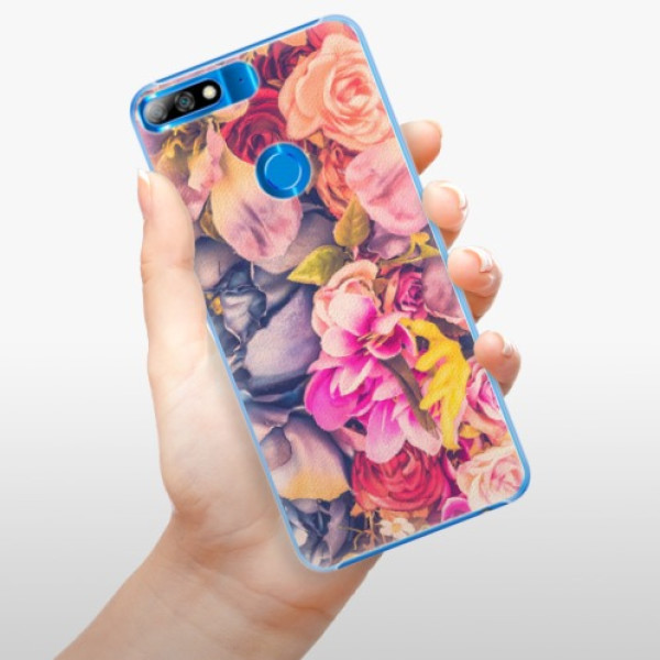 Plastové pouzdro iSaprio - Beauty Flowers - Huawei Y7 Prime 2018