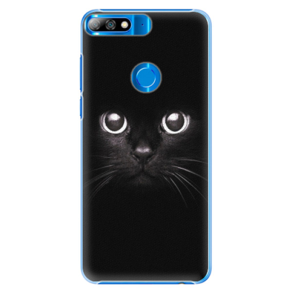 Plastové pouzdro iSaprio - Black Cat - Huawei Y7 Prime 2018