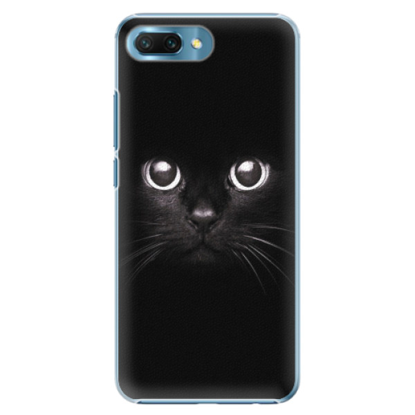 Plastové pouzdro iSaprio - Black Cat - Huawei Honor 10