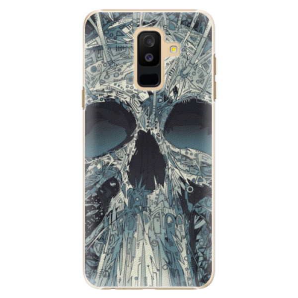 Plastové pouzdro iSaprio - Abstract Skull - Samsung Galaxy A6+
