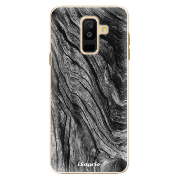 Plastové pouzdro iSaprio - Burned Wood - Samsung Galaxy A6+