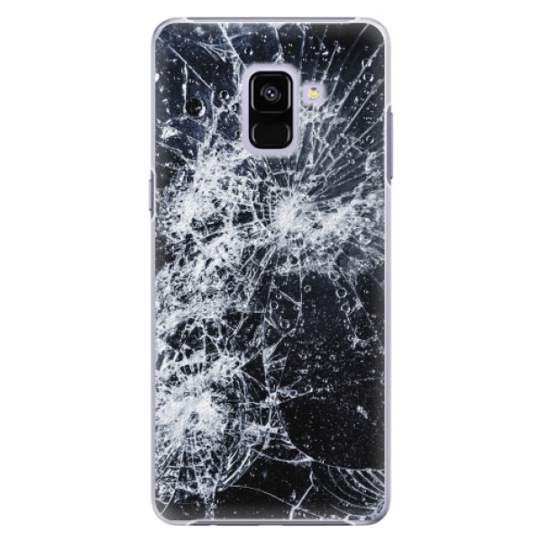 Plastové pouzdro iSaprio - Cracked - Samsung Galaxy A8+