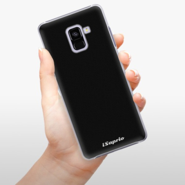 Plastové pouzdro iSaprio - 4Pure - černý - Samsung Galaxy A8+