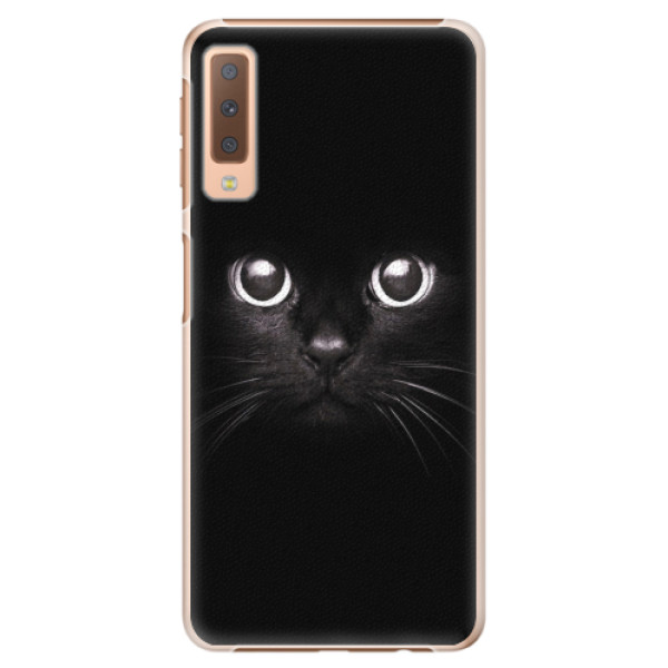 Plastové pouzdro iSaprio - Black Cat - Samsung Galaxy A7 (2018)
