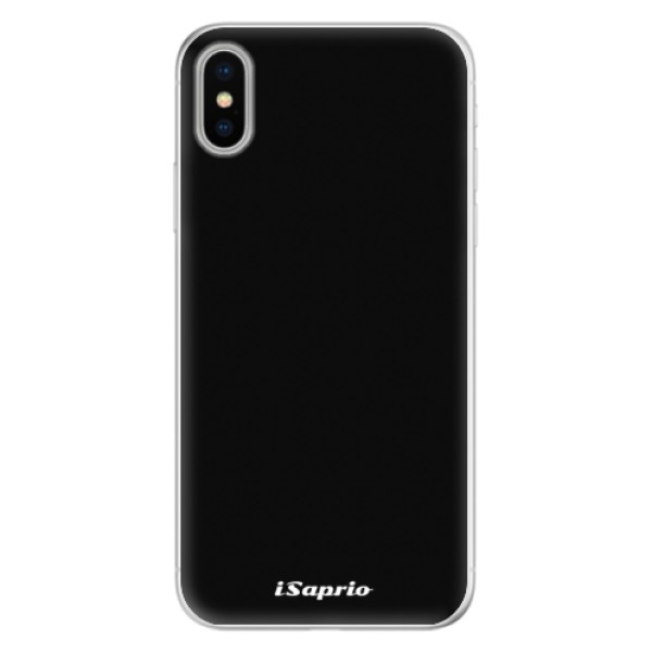 Silikonové pouzdro iSaprio - 4Pure - černý - iPhone X
