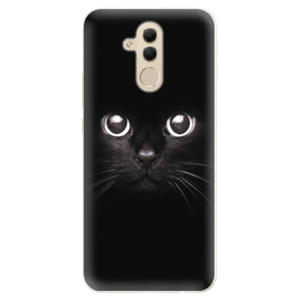 Silikonové pouzdro iSaprio - Black Cat - Huawei Mate 20 Lite