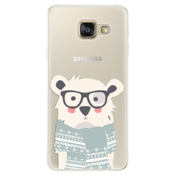 Silikonové pouzdro iSaprio - Bear with Scarf - Samsung Galaxy A5 2016