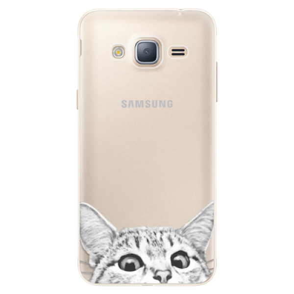 Silikonové pouzdro iSaprio - Cat 02 - Samsung Galaxy J3 2016