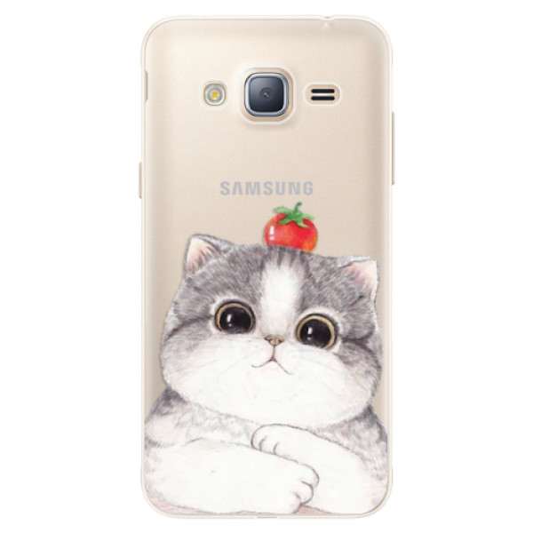 Silikonové pouzdro iSaprio - Cat 03 - Samsung Galaxy J3 2016