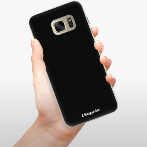 Silikonové pouzdro iSaprio - 4Pure - černý - Samsung Galaxy S7 Edge